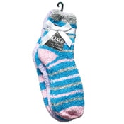 Wholesale - 3pk XOXO LADIES ASST COZY SOCKS SIZE 4-10 C/P 48, UPC: 662239071284
